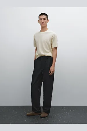 Massimo Dutti Koszulka Z Krótkim Rękawem Ze 100% Bawełny