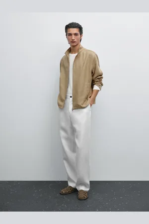 Massimo Dutti Bomberka Ze 100% Lnu