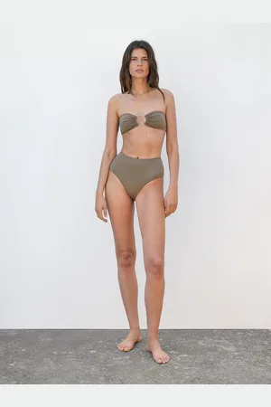 Massimo Dutti Góra Od Bikini Bandeau Z Kółkiem
