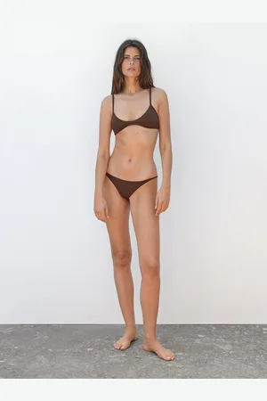 Massimo Dutti Góra Od Bikini Ze Szwem Pośrodku