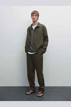 Massimo Dutti Koszula Wierzchnia Ze 100% Lnu