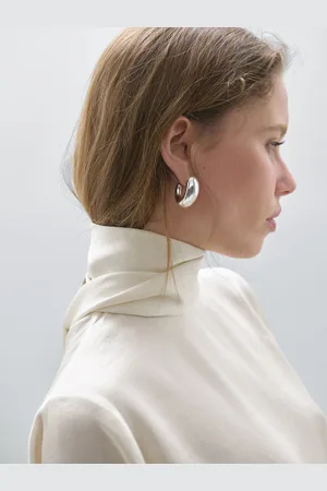Massimo Dutti Luźna Bluzka Z Wycięciem Na Plecach − Studio