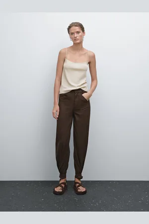 Massimo Dutti Top Na Ramiączkach Z Fakturą