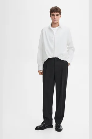 Massimo Dutti Koszula O Kroju Regular Fit Ze 100% Bawełny W Paski