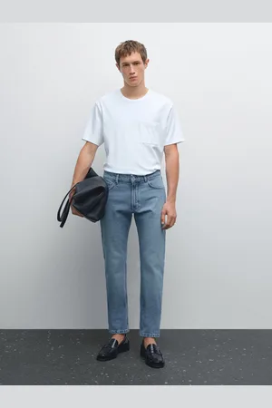 Massimo Dutti Jeansy Slim Z Mieszanki Bawełny