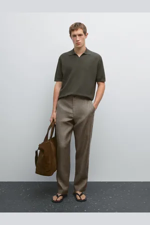 Massimo Dutti Koszulka Polo Z Merceryzowanej Bawełny Z Krótkim Rękawem