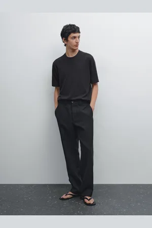 Massimo Dutti Koszulka Z Krótkim Rękawem Ze 100% Bawełny