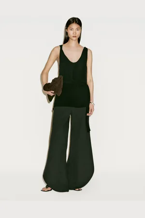 Massimo Dutti Spodnie Z Rozcięciami U Dołu − Limited Edition