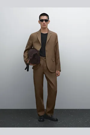 Massimo Dutti Marynarka Od Garnituru Ze 100% Lnu