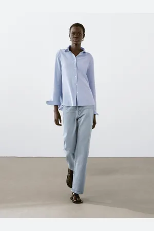 Massimo Dutti Lniana Koszula Z Długim Rękawem