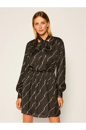 Msgm Sukienka codzienna 2941MDA39 207694 Regular Fit