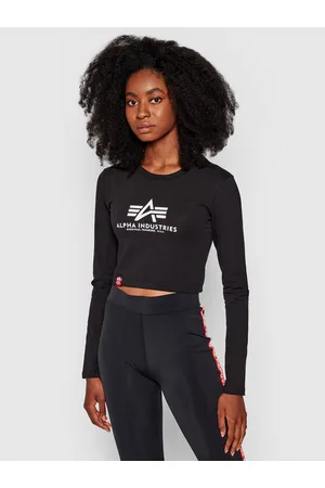 Alpha Industries Bluzka Basic Cropped 116076 Slim Fit