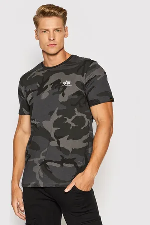 Alpha Industries T-Shirt Backprint T Camo 128507C Regular Fit
