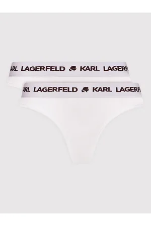 Karl Lagerfeld Komplet 2 par stringów Logo Set 211W2126