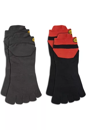Vibram Zestawy bielizny - Zestaw 2 par niskich skarpet unisex No Show S21N35P