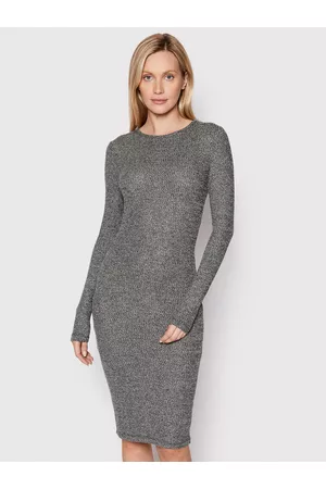 Urban classics Kobieta Sukienki Dzienne - Sukienka codzienna Rib TB1340 Slim Fit