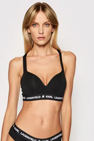 Karl Lagerfeld Biustonosz bezfiszbinowy Logo 211W2109