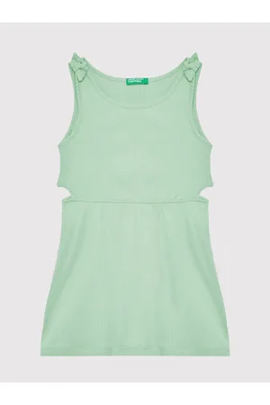 Benetton Sukienka letnia 3HCGCV005 Regular Fit