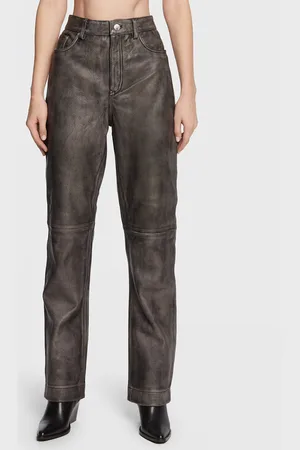 REMAIN Spodnie skórzane Lynn RM1819 Regular Fit