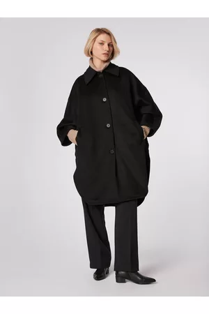 Simple Kobieta Płaszcze Oversize - Płaszcz przejściowy PLD505-01 Oversize