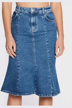 Pinko Spódnica jeansowa Gracchio 1J1119 A0A0 Regular Fit