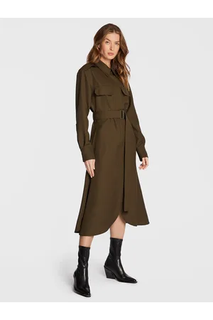 Victoria Beckham Sukienka koszulowa 1322WDR003876B Regular Fit