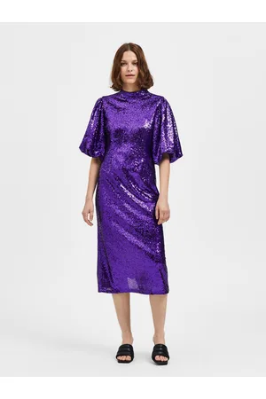 SELECTED Sukienka koktajlowa Sola 16086217 Regular Fit