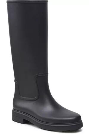 Calvin Klein Kobieta Botki - Kalosze Rain Boot Knee W/Flc HW0HW01265
