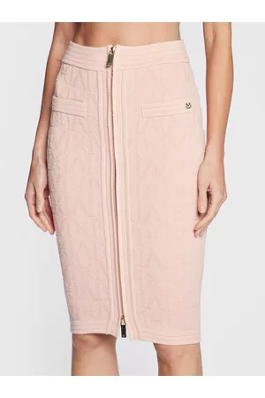 Guess Kobieta Spódnice ołówkowe - Spódnica ołówkowa 3RGD01 5661Z Slim Fit