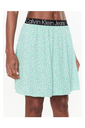 Calvin Klein Kobieta Spódnice mini - Spódnica trapezowa J20J221512 Regular Fit