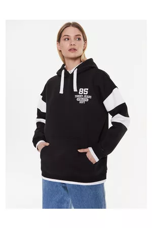 Tommy Hilfiger Kobieta Bluzy Oversize - Bluza Collegiate 85 DW0DW14860 Oversize