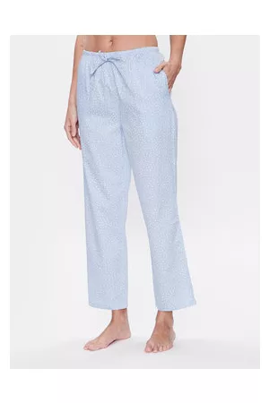 Seidensticker Spodnie piżamowe Woven Satin Pajama Pant Straight Fit