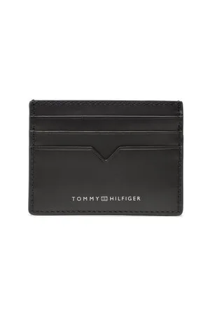 Tommy Hilfiger Mężczyzna Portmonetki i Portfele - Etui na karty kredytowe Th Modern Lather Cc Holder AM0AM10994