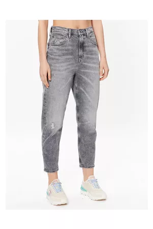 Tommy Hilfiger Kobieta Luźne i Boyfriend - Jeansy DW0DW15516 Mom Fit