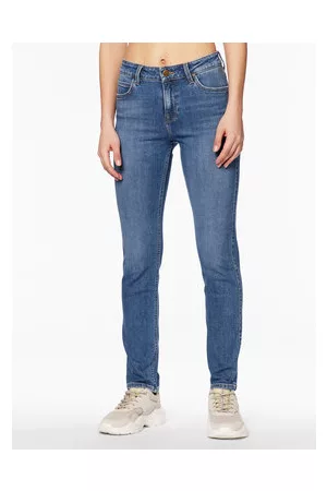 Lee Kobieta Rurki i Slim Fit - Jeansy L305FAB51 Slim Fit