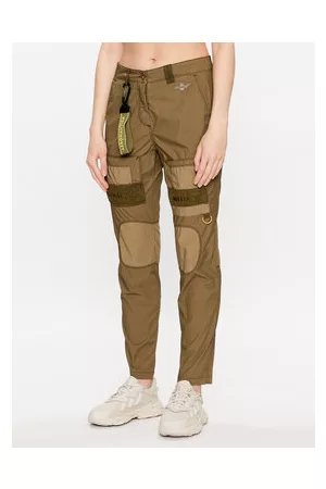 Aeronautica Militare Kobieta Rurki - Spodnie materiałowe 231PA1532DCT2987 Slim Fit