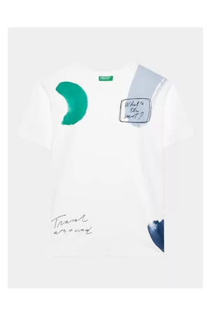 Benetton T-shirty - T-Shirt 3096C10BR Regular Fit