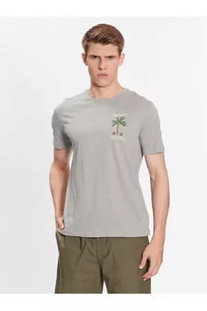 Benetton Mężczyzna T-shirty z Krótkimi Rękawami - T-Shirt 3P7XU105I Regular Fit