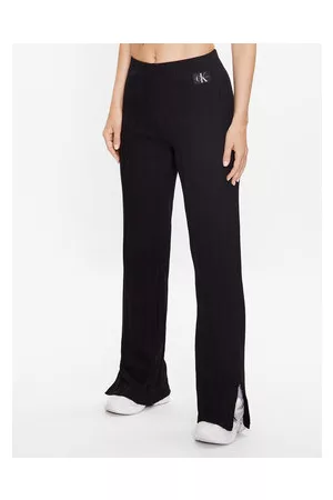 Calvin Klein Kobieta Szerokie Nogawki - Spodnie materiałowe J20J221597 Regular Fit