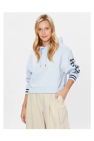 Tommy Hilfiger Kobieta Bluzy sportowe - Bluza Monotype WW0WW39140 Relaxed Fit