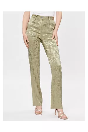 Guess Kobieta Szerokie Nogawki - Spodnie materiałowe Holly W3GB20 WEJZ0 Regular Fit