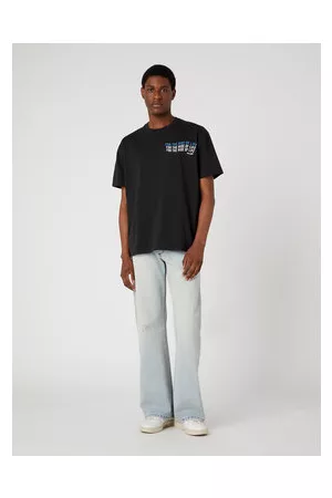 Wrangler Mężczyzna T-shirty z Krótkimi Rękawami - T-Shirt W70NEEXVD 112330895 Regular Fit