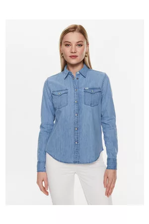 Lee Kobieta Jeansowe - Koszula jeansowa L45SCLB05 Regular Fit
