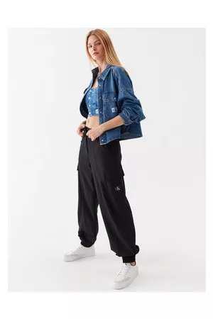 Calvin Klein Kobieta Kurtki jeansowe - Kurtka jeansowa J20J221265 Relaxed Fit