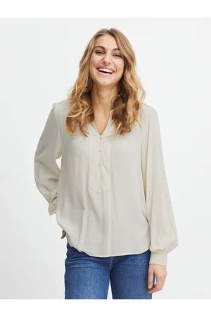 FRANSA Bluzka 20612113 Relaxed Fit