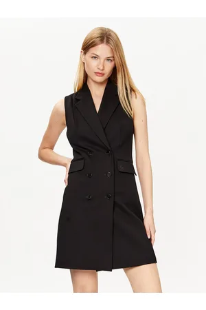 Karl Lagerfeld Sukienka codzienna Punto 231W1312 Regular Fit