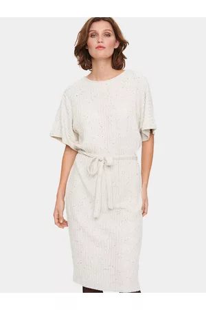 Saint Tropez Kobieta Sukienki Dzienne - Sukienka dzianinowa 30512400 Loose Fit