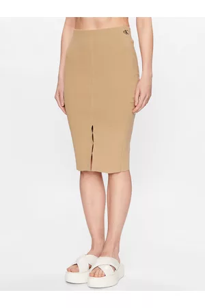 Calvin Klein Kobieta Spódnice ołówkowe - Spódnica ołówkowa J20J221437 Slim Fit