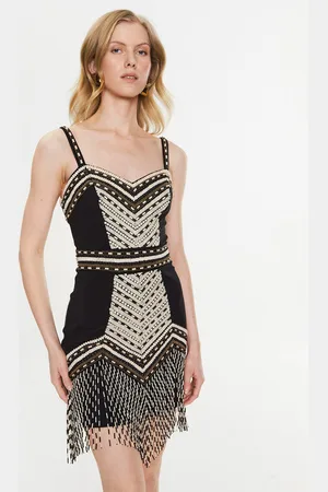 Elisabetta Franchi Sukienka koktajlowa AB-411-32E2-V1000 Slim Fit