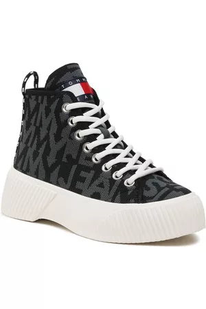 Tommy Hilfiger Kobieta Sneakersy Wysokie - Sneakersy Vulc Knitted Mc EN0EN02141